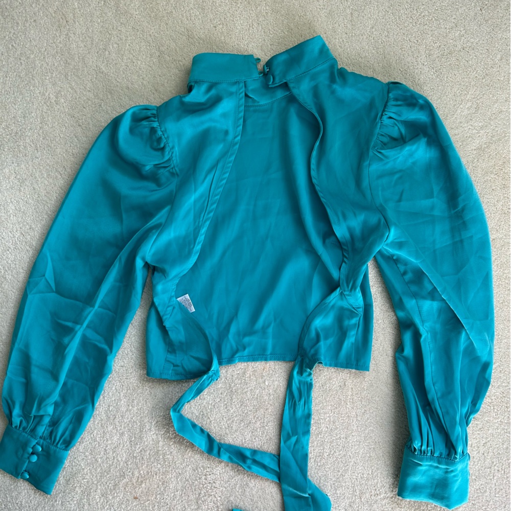 Adelyn Rae Turquoise Top - Picture 4 of 4